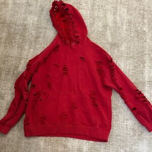 Emma & Sam Vibrant Red Hoodie
